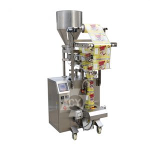 Arroz / amendoim / açúcar etc alimentos grânulo máquina de embalagem automática completa com copo de medição DLP-320A
