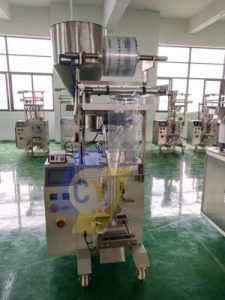 Rice/Peanuts/Sugar etc food granule full automatic packing machine with measuring cup DLP-320A