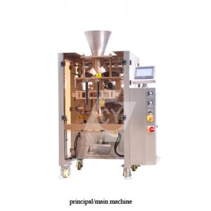 Semi-automatic packing machine with bucket chain type manual feeding conveyor DC-4230C/5235C
