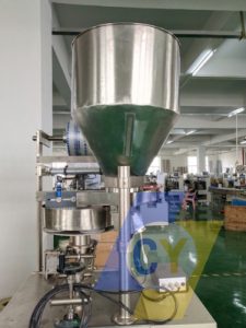 Máquina de envasado automático completo de gránulos de alimentos de arroz / maní / azúcar, etc. con taza de medición DLP-320A