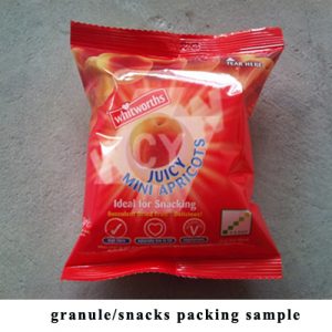 Puffed Food / Erdnuss / Samengranulat-Verpackungsmaschine / Automatische Verpackungsmaschine für mehrere Materialien mit volumetrischen Bechern und Eimerkette