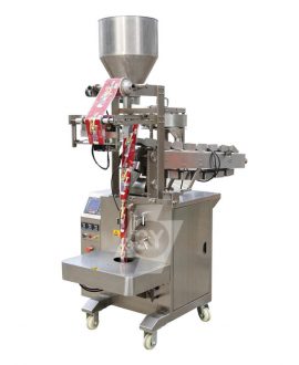 Puffed food/ peanut/ seed granule packing machine/ Multi-materials automatic packing machine with volumetric cups and bucket chain